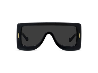 LOEWE Anagram LW40104I unisex Black Shield Sunglasses