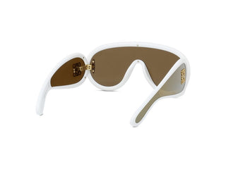 LOEWE Anagram LW40108I men Gold Shield Sunglasses