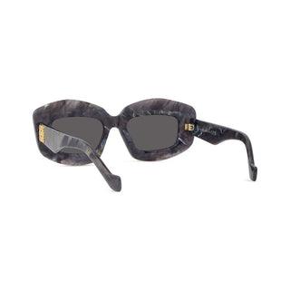 LOEWE LW40114I women Black Rectangle Sunglasses