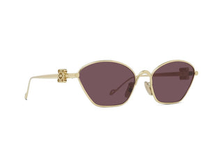 LOEWE Anagram LW40115U women Gold Cat Eye Sunglasses