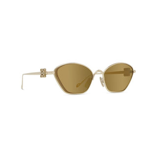 LOEWE Anagram LW40115U women Gold Cat Eye Sunglasses