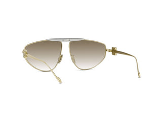 LOEWE Anagram LW40116U women Gold Pilot Sunglasses