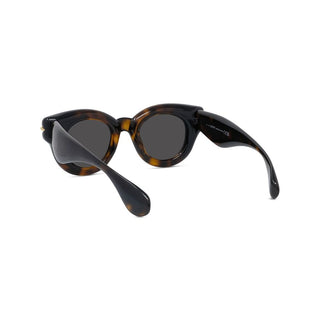 LOEWE LW40118I women Havana Cat Eye Sunglasses