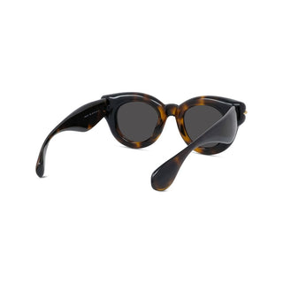 LOEWE LW40118I women Havana Cat Eye Sunglasses