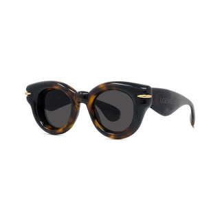 LOEWE LW40118I women Havana Cat Eye Sunglasses