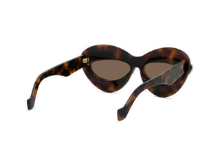 LOEWE Signature LW40119I women Havana Cat Eye Sunglasses