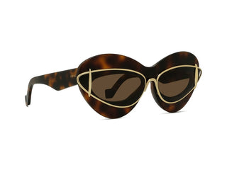 LOEWE Signature LW40119I women Havana Cat Eye Sunglasses