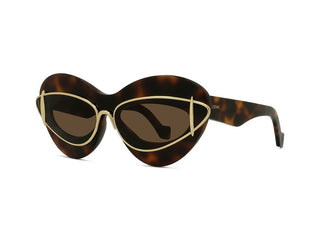 LOEWE Signature LW40119I women Havana Cat Eye Sunglasses