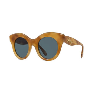 LOEWE Curvy LW40126I women Havana Round Sunglasses