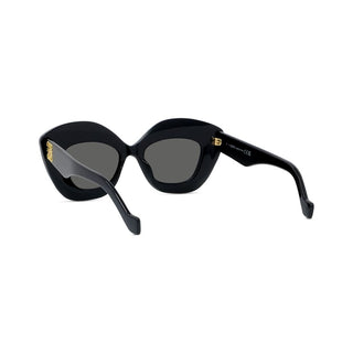 LOEWE LW40127I women Black Cat Eye Sunglasses