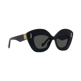 LOEWE LW40127I women Black Cat Eye Sunglasses