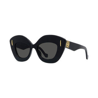 LOEWE LW40127I women Black Cat Eye Sunglasses