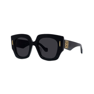 LOEWE LW40129U women Black Geometric Sunglasses