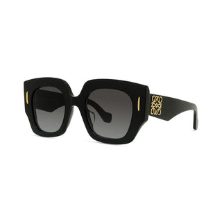 LOEWE LW40129U women Black Geometric Sunglasses