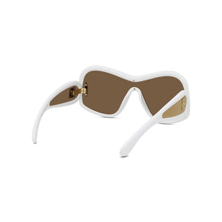 LOEWE LW40131I women White Shield Sunglasses