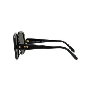 LOEWE LW40134U women Black Geometric Sunglasses