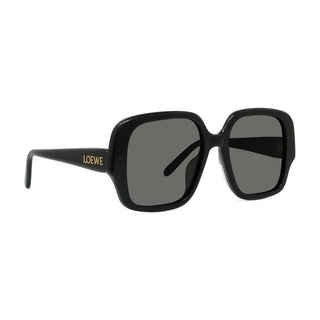 LOEWE LW40134U women Black Geometric Sunglasses