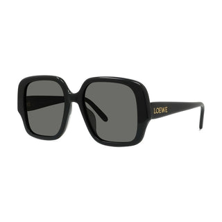 LOEWE LW40134U women Black Geometric Sunglasses