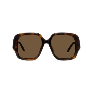 LOEWE Slim LW40134U women Havana Geometric Sunglasses