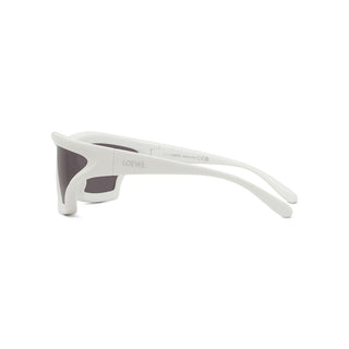 LOEWE LW40143U men White Shield Sunglasses