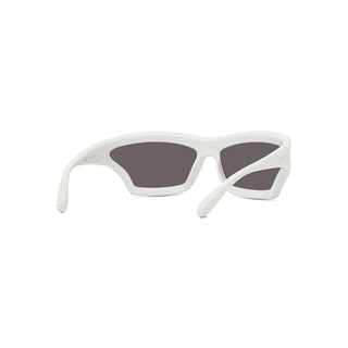 LOEWE LW40143U men White Shield Sunglasses