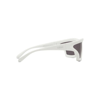 LOEWE LW40143U men White Shield Sunglasses