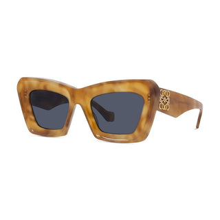 LOEWE LW40145I women Havana Cat Eye Sunglasses