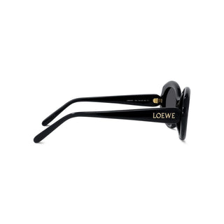 LOEWE LW40147I women Black Geometric Sunglasses