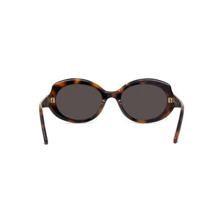 LOEWE LW40147I women Havana Geometric Sunglasses