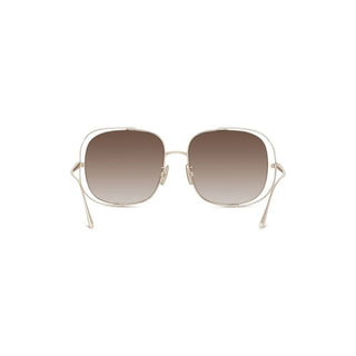 LOEWE LW40148U women Gold Rectangle Sunglasses