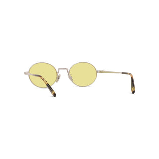 LOEWE Slim LW40151U men Silver Oval Sunglasses