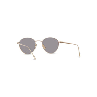 LOEWE Slim LW40152U men Gold Round Sunglasses