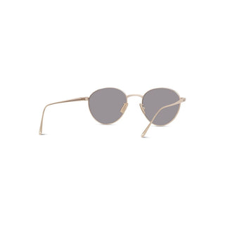 LOEWE Slim LW40152U men Gold Round Sunglasses