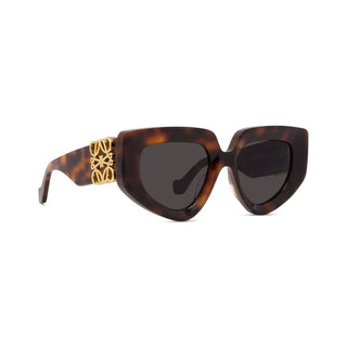 LOEWE Anagram LW40154U women Havana Geometric Sunglasses