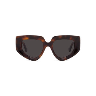 LOEWE Anagram LW40154U women Havana Geometric Sunglasses