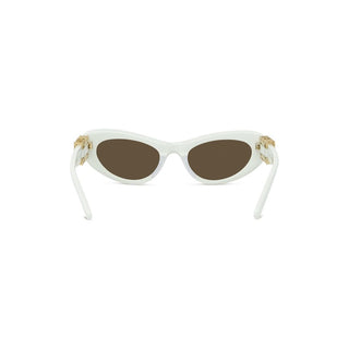 LOEWE Slim LW40156U women White Oval Sunglasses