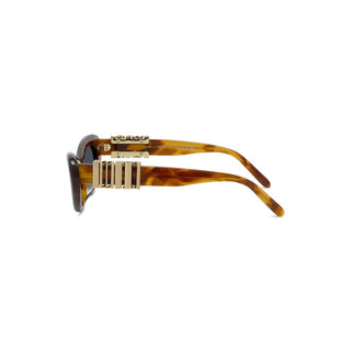 LOEWE Slim LW40156U women Havana Oval Sunglasses