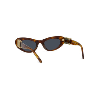 LOEWE Slim LW40156U women Havana Oval Sunglasses