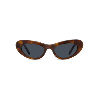 LOEWE Slim LW40156U women Havana Oval Sunglasses