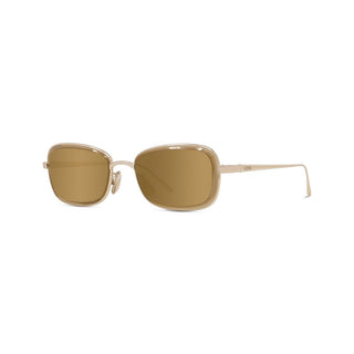 LOEWE Anagram LW40159U women Gold Geometric Sunglasses