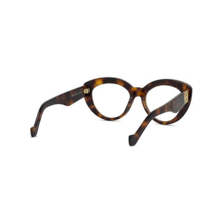 LOEWE Anagram LW50058I women Havana Butterfly Eyeglasses