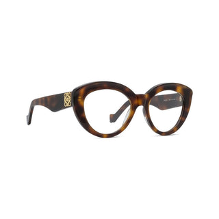 LOEWE Anagram LW50058I women Havana Butterfly Eyeglasses