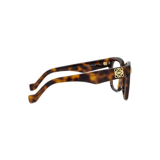 LOEWE LW50069I women Havana Butterfly Eyeglasses