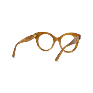 LOEWE LW50074F unisex Havana Pantos Eyeglasses