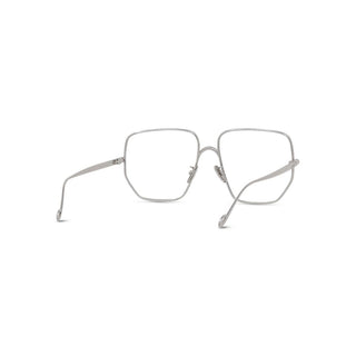 LOEWE LW50079U women Silver Geometric Eyeglasses