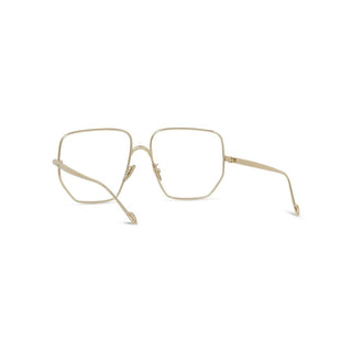 LOEWE LW50079U women Gold Geometric Eyeglasses