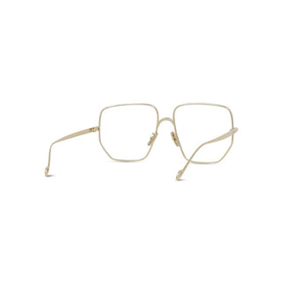 LOEWE LW50079U women Gold Geometric Eyeglasses