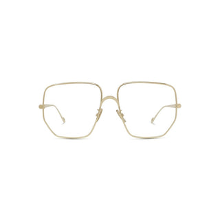 LOEWE LW50079U women Gold Geometric Eyeglasses