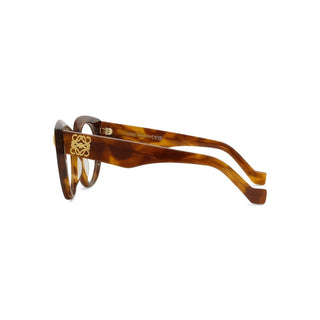 LOEWE Anagram LW50081I women Havana Geometric Eyeglasses