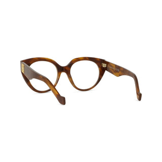 LOEWE Anagram LW50081I women Havana Geometric Eyeglasses